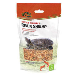 Zilla Reptile Munchies River Shrimp 2 ounces 5.875" x 2.75" x 9.5"