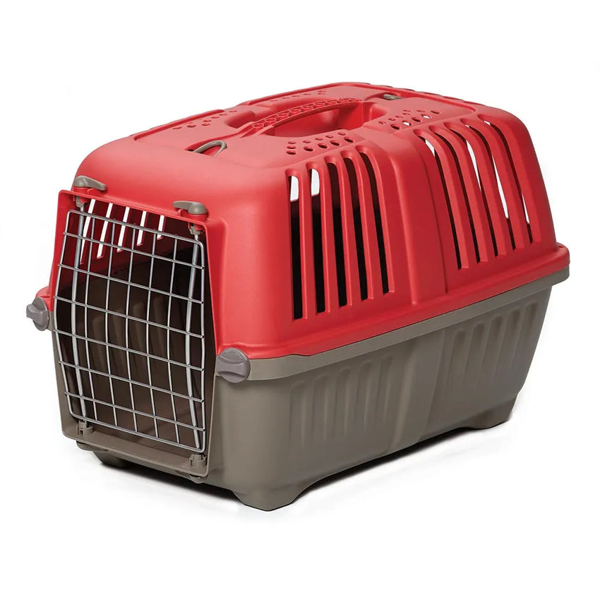 Midwest Spree Plastic Pet Carrier Red 21.875″ x 14.25″ x 14.25″