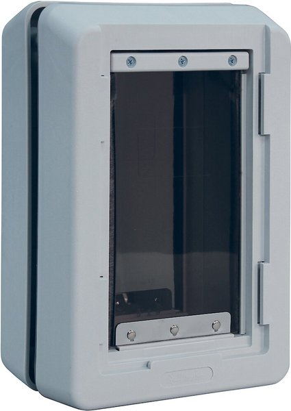 Ideal Pet Products Ruff-Weather Pet Door Small Grey 5.56″ x 9.06″ x 13.37″