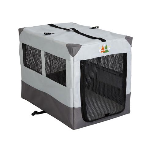 Midwest Canine Camper Sportable Crate Gray 42″ x 26″ x 32″