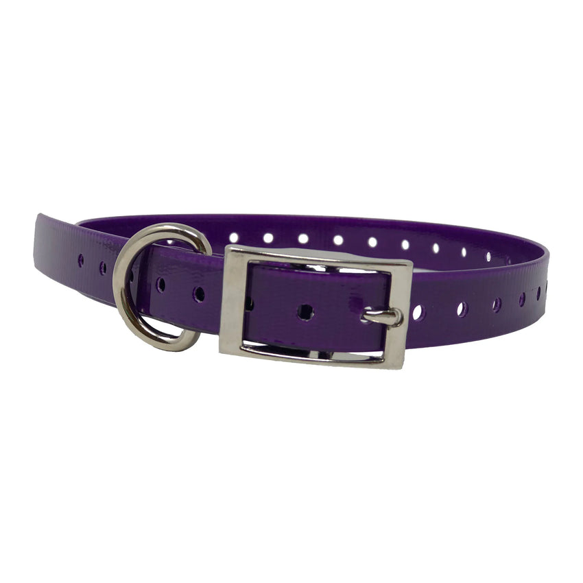The Buzzard’s Roost Replacement Collar Strap 3/4″ Purple 3/4″ x 24″