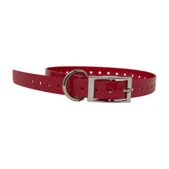 The Buzzard’s Roost Replacement Collar Strap 3/4″ Red 3/4″ x 24″