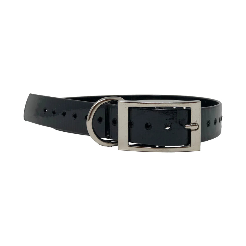 The Buzzard’s Roost Replacement Collar Strap 1″ Black 1″ x 24″