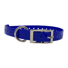 The Buzzard’s Roost Replacement Collar Strap 1″ Dark Blue 1″ x 24″