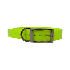 The Buzzard’s Roost Replacement Collar Strap 1″ Neon Yellow 1″ x 24″