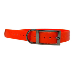The Buzzard’s Roost Replacement Collar Strap 1″ Orange 1″ x 24″