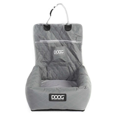 DOOG Pet Car Seat Grey 19.5″ x 19.6″ x 14″