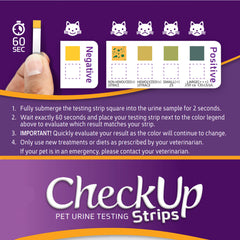 Coastline Global CheckUp Dog and Cat Urine Testing Strips for Detection of Blood in Urine 50 count 4″ x 1.5″ x 1.5″