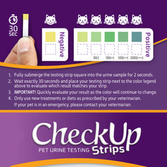 Coastline Global CheckUp Dog and Cat Urine Testing Strips for Detection of Kidney Condition 50 count 4″ x 1.5″ x 1.5″