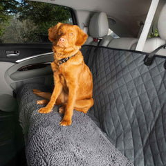DGS Pet Products Dirty Dog 3-in-1 Car Seat Cover and Hammock Cool Grey 54″ x 61″ x 2″