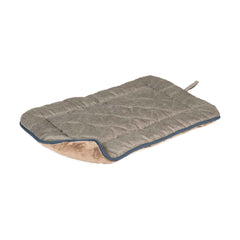 Chenille Pet Sleeper Cushion Large Grey/Blue 23" x 36" x 1"