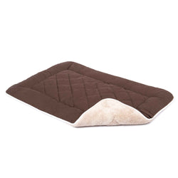 DGS Pet Products Pet Cotton Canvas Sleeper Cushion Medium Espresso 21" x 30" x 1"
