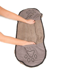 DGS Pet Products Dirty Dog Shammy Towel Grey 13″ x 31″ x 0.5″