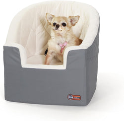 K&H Pet Products Bucket Booster Pet Seat Knock Down Unheated Gray 18" x 18" x 16"