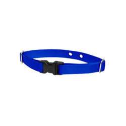 2 Hole Adjustable Nylon Replacement Collar Strap 3/4 inch Medium Blue