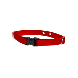 2 Hole Adjustable Nylon Replacement Collar Strap 3/4 inch Medium Red