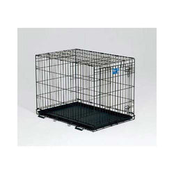 Life Stages Single Door Dog Crate Black 30″ x 21″ x 24″
