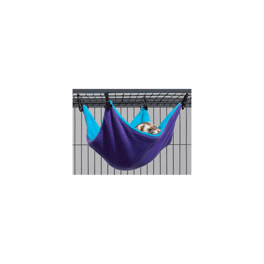 Midwest Ferret Nation Hammock Hideaway Small Teal / Purple 14″ x 12″ x 6.5″