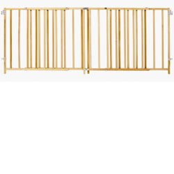 North States Extra-Wide Swing Pet Gate Wood 60" - 103" x 27"