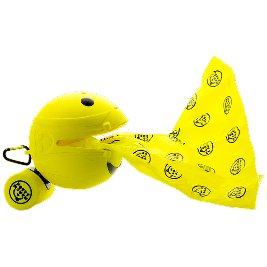 Potty Mouth Portable Hygienic Pooper Scooper Medium Yellow 3.5″ x 3.5″ x 3.5″