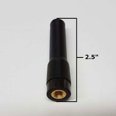 The Buzzard’s Roost Shorty Extended Range Antenna Black 0.5″ x 0.5″ x 2.5″