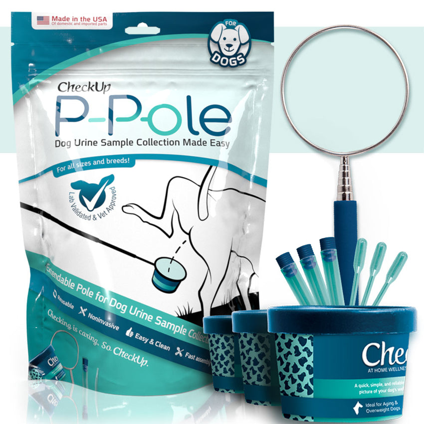 Coastline Global P-Pole Dog Urine Sample Collection Kit 3″ x 7″ x 8.5″