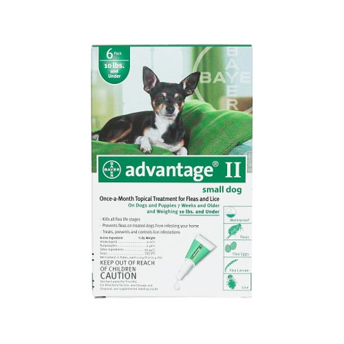 Advantix Flea and Tick Control for Dogs Under 10 lbs 6 Month Supply