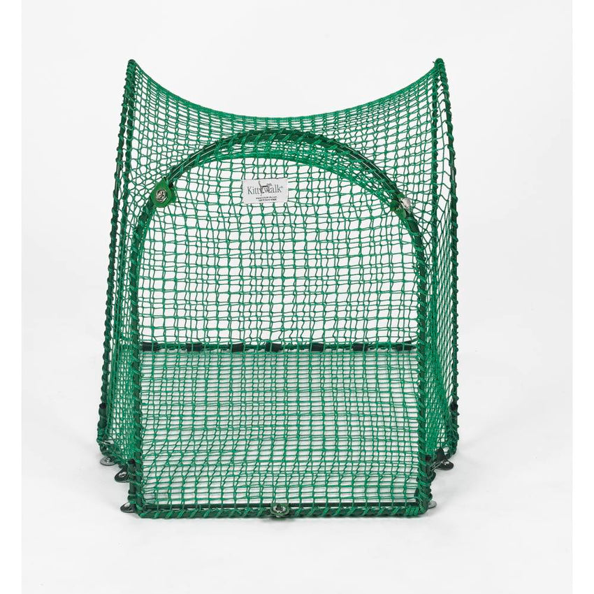 Kittywalk Single T-Connect Unit Outdoor Cat Enclosure Green 24″ x 24″ x 24″