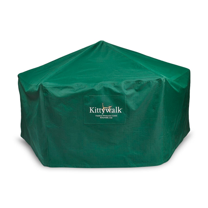 Kittywalk Outdoor Protective Cover for Kittywalk Gazebo Green 70″ x 70″ 38″