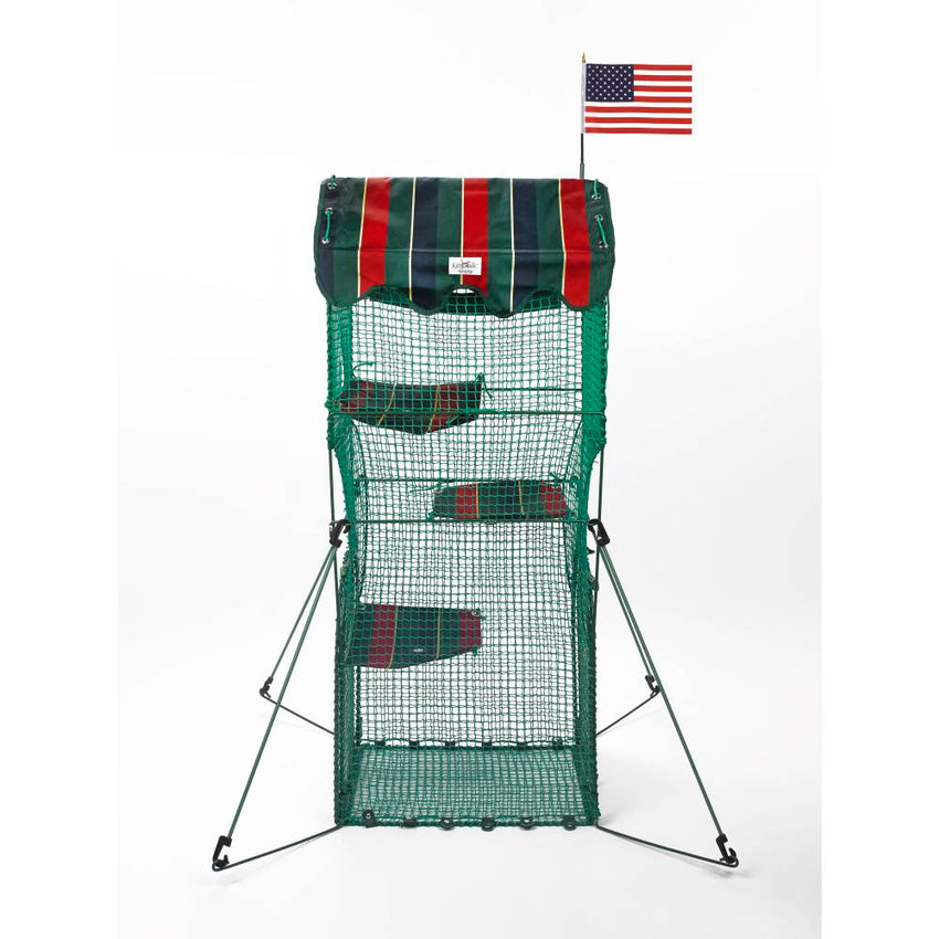 Kittywalk Penthouse Outdoor Cat Enclosure Green 18″ x 24″ x 60″