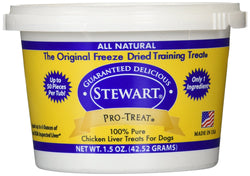Stewart Pro-Treat Freeze Dried Chicken Liver 1.5 oz.