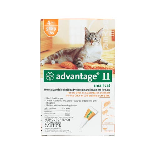 Flea Control for Cats 1-9 lbs 4 Month Supply