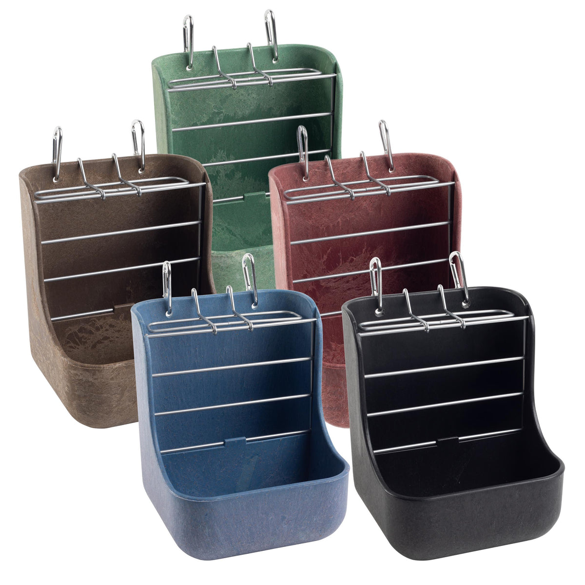 Kaytee Hay-N-Food Feeder Assorted Colors 5.75″ x 5.75″ x 7″ 