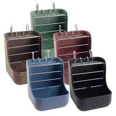 Kaytee Hay-N-Food Feeder Assorted Colors 5.75″ x 5.75″ x 7″ | Group Photo