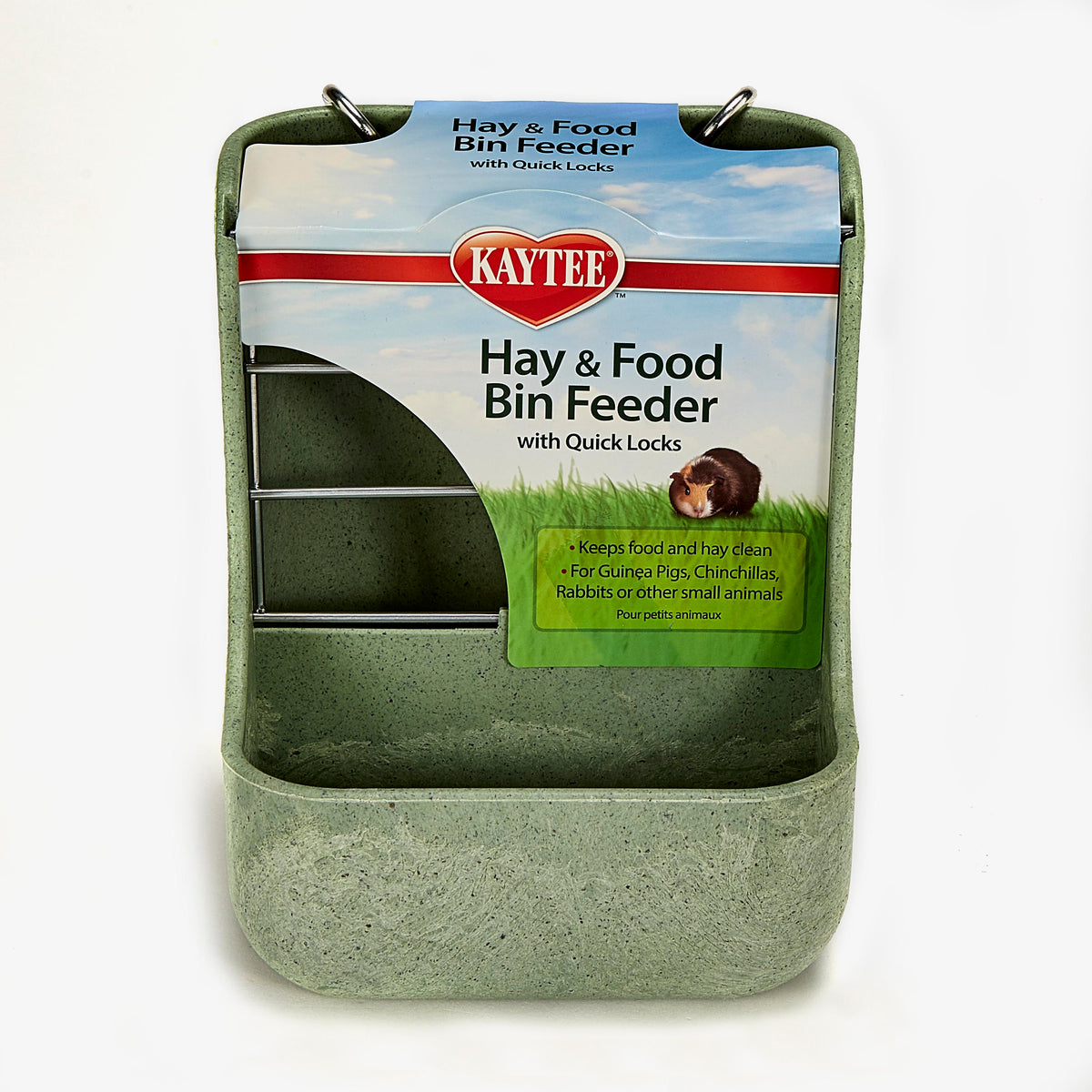Kaytee Hay-N-Food Feeder Assorted Colors 5.75″ x 5.75″ x 7″ 