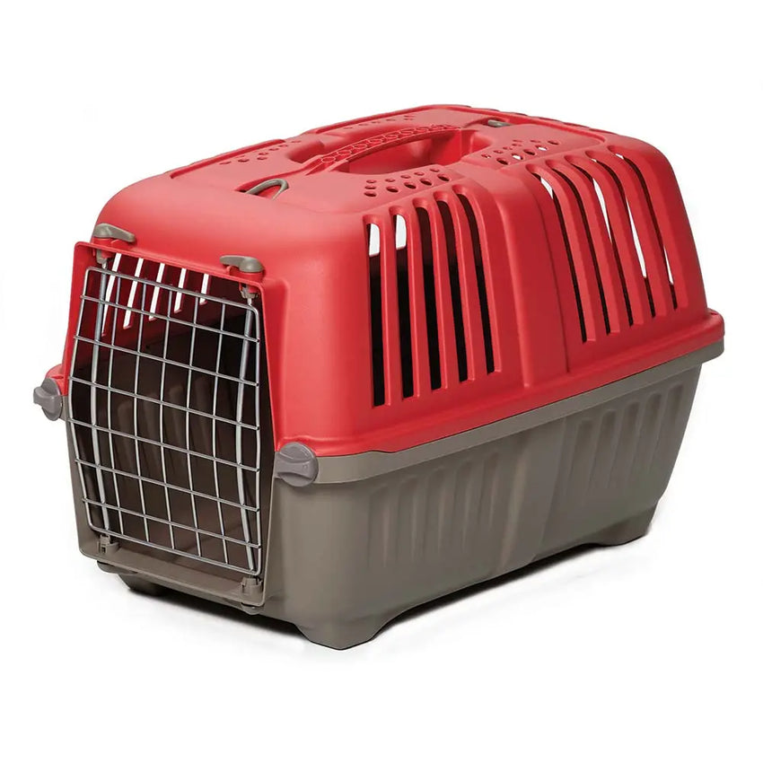 Midwest Spree Plastic Pet Carrier Red 18.875″ x 12.75″ x 12.75″