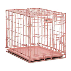 iCrate Single Door Dog Crate Pink 24″ x 18″ x 19″