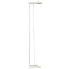 Steel Pressure Mount Pet Gate Extension 6″ White 5.5″ x 1″ x 39.125″