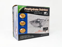 Bear Bear Pet ProHydrate Stainless Steel Waterer 1.5 Gallons Silver 12" x 10" x 5.25"