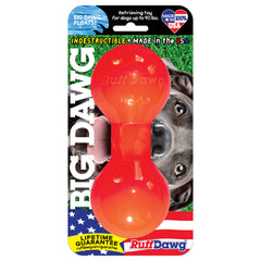 Big Dawg Barbell Dog Toy Medium Assorted 6″ x 2.5″ x 2.5″