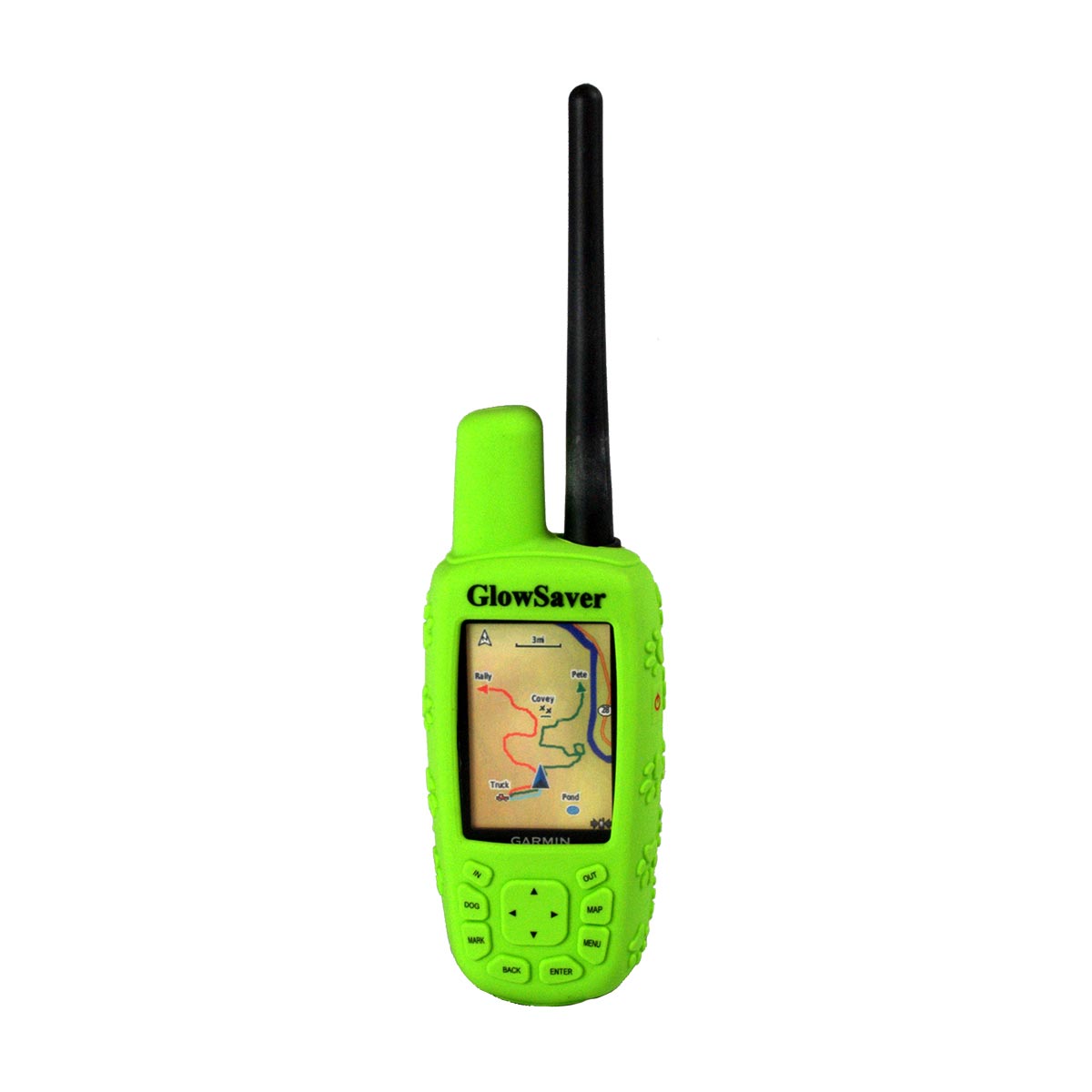 The Buzzard’s Roost GlowSaver Case for Astro with Screen Protectors Bright Green
