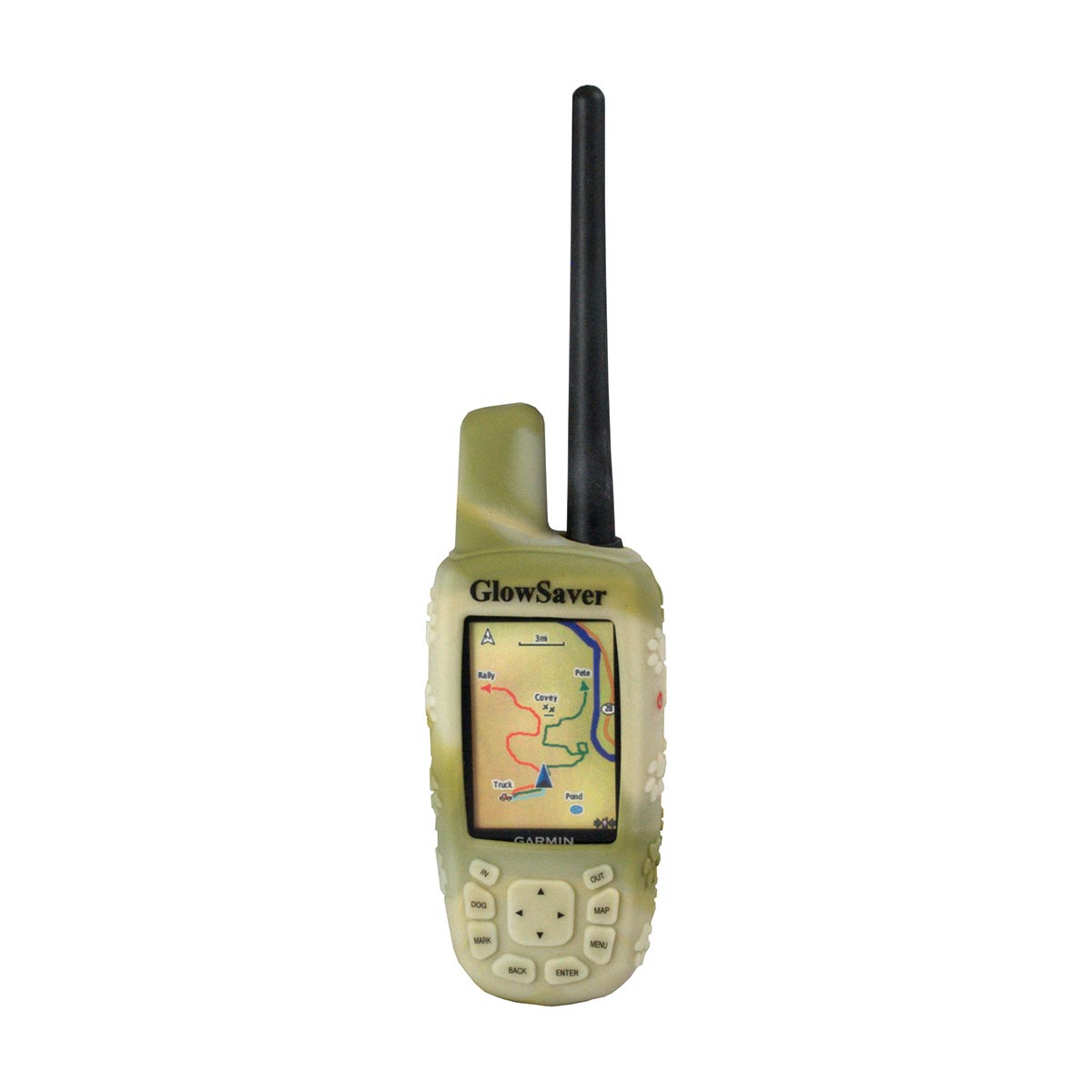The Buzzard’s Roost GlowSaver Case for Astro with Screen Protectors Green Camo