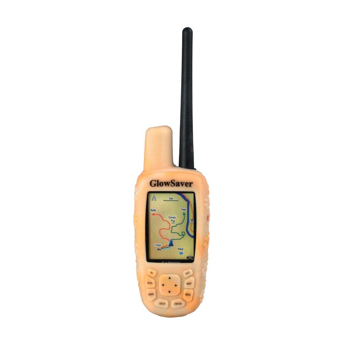 The Buzzard’s Roost GlowSaver Case for Astro with Screen Protectors Orange Camo