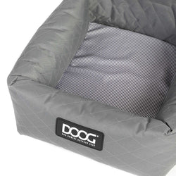 DOOG Pet Car Seat Grey 19.5″ x 19.6″ x 14″ 