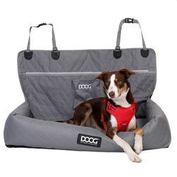 DOOG Pet Car Seat Large Gray 39.5″ x 15.6″