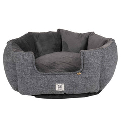 DGS Pet Products Chill Kuzzi FIR Round Bed Medium Grey 30″ x 30″ x 13″ 