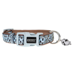 DOOG Neoprene Dog Collar Dash Small Blue/Black/Brown