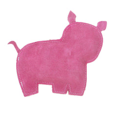 DOOG Country Tails Pig Chew Toy Pink 7.08" x 1.18" x 7.08"