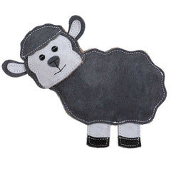 DOOG Country Tails Sheep Chew Toy Grey 8.66" x 1.18" x 7.48"