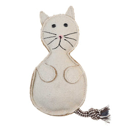 DOOG Country Tails Cat Chew Toy White 7.08″ x 1.18″ x 2.3″
